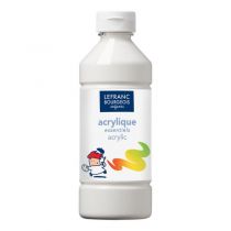 ACRYLIQUE SATINEE EDUCATION BLANC 500ML