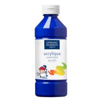 ACRYLIQUE SATINEE EDUCATION BLEU FONCE 500ML