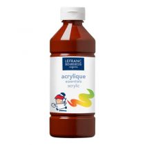 ACRYLIQUE SATINEE EDUCATION MARRON  500ML