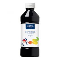 ACRYLIQUE SATINEE EDUCATION NOIR 500ML