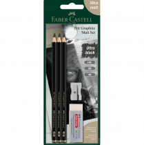 Blister Pitt Graphite Matt X3 (HB, 2B, 4B) + 1 Gomme + 1 Taille crayon