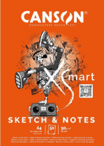 BLOC CANSON XSMART 50F A4 90G SKETCH & NOTES