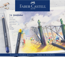 BOITE GOLDFABER CRAYONS COULEURS X24