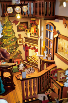 BOOK NOOK CHRISTMAS INDOOR SCENE