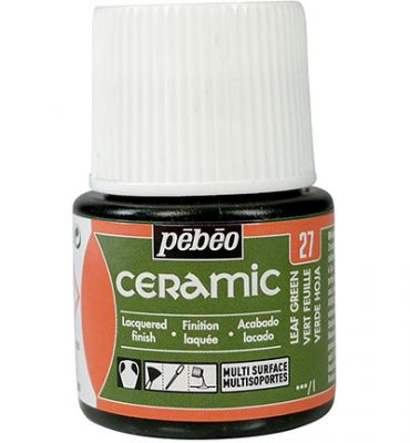 Peinture pour céramique - Gris métallisé - Pébéo - Ceramic - 45ml