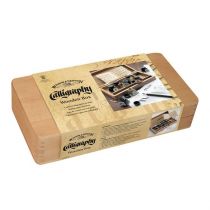 COFFRET BOIS CALLIGRAPHIE WINSOR & NEWTON