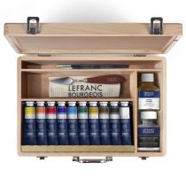 Coffret Bois Deluxe Nouvelle Huile Fine Lefranc Bourgeois