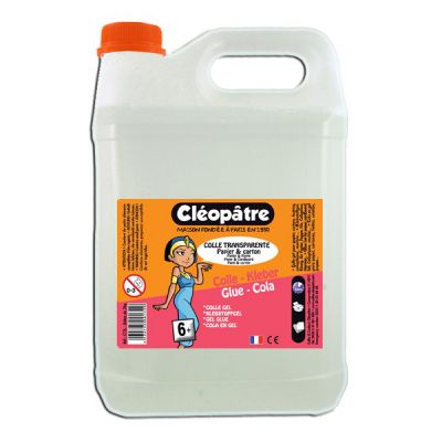 HYPERBURO  COLLE CLÉOPÂTRE ADHÉSIVE TRANSPARENTE FORTE FLACON 250G