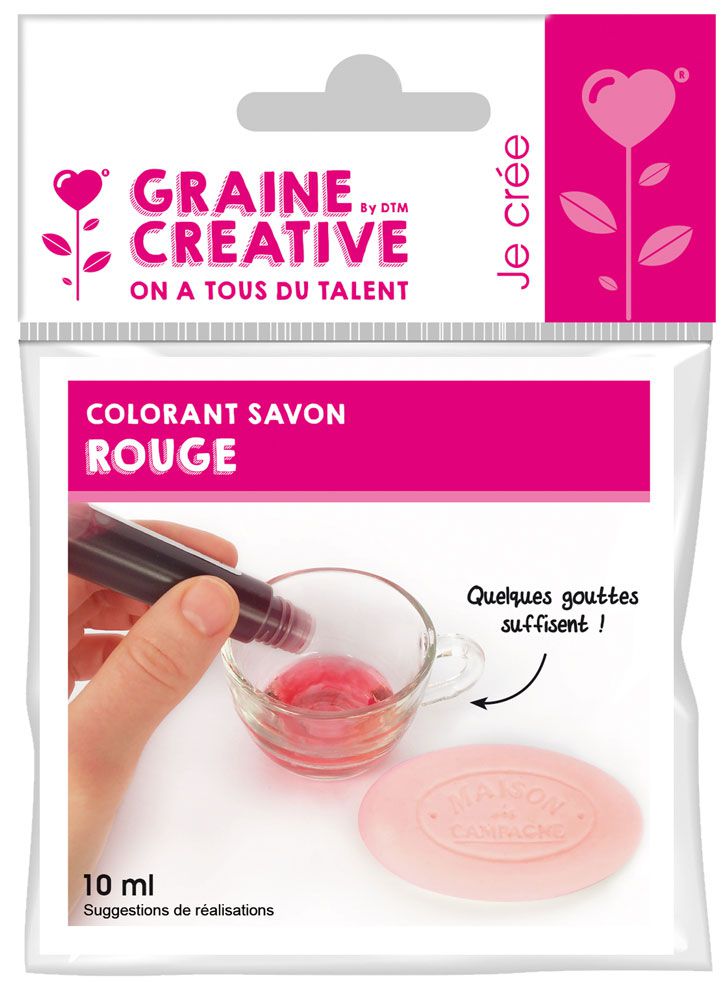 Colorant pour savon 10 mL - Rose
