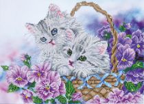 DIAMOND DOTZ KITTY BASKET