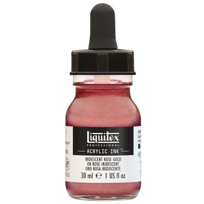 ENCRE ACRYLIQUE INK LIQUITEX 30ML OR ROSE IRIDESCENT