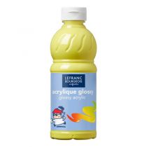 GLOSSY ACRYLIQUE JAUNE CITRON 500ML