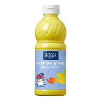 GLOSSY ACRYLIQUE JAUNE PRIMAIRE  500ML