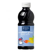 GLOSSY ACRYLIQUE NOIR 500ML