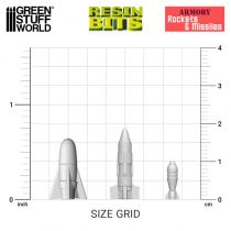 ROQUETTES ET MISSILES EN RESINE 