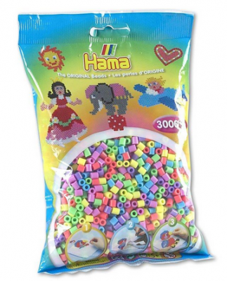 SACHET 1000 PERLES PASTEL MIX