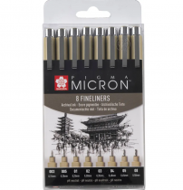 SET 8 PIGMA MICRON 