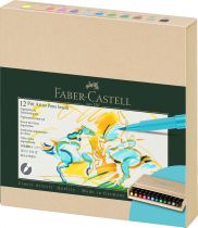 STUDIO BOX ARTIST PEN DE 12 FEUTRES PITT - FABER CASTELL