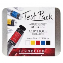 Test pack Acrylique Extra-Fine 5x21ml 